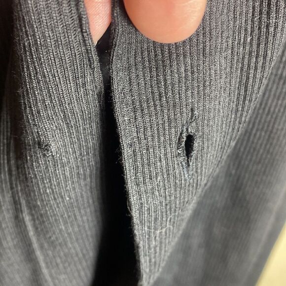 Warner bros animaniacs m/l black pajama romper onesie w butt flap - Picture 4 of 7